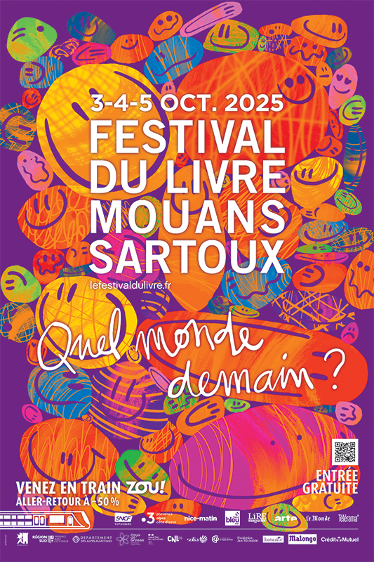 Au Festival du livre de Mouans-Sartoux, 4-5 octobre